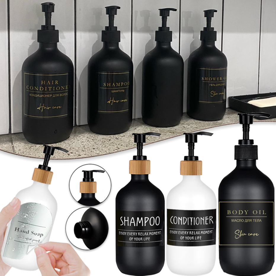 Home Bathroom Soap Dispenser - 500Ml Bình Đựng Xà Phòng Chai