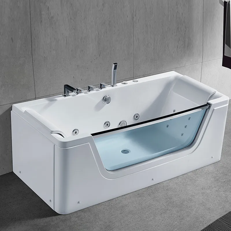 Smart Acrylic Jacuzzi Tub Doub - đánh giá và giá Home Bathroom Jacuzzi