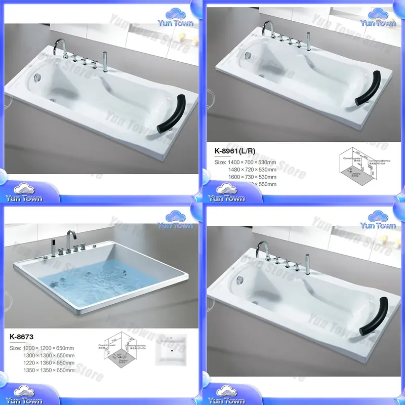 Single Soaking Hot Tub for Hom - đánh giá và giá Home Bathroom Jacuzzi