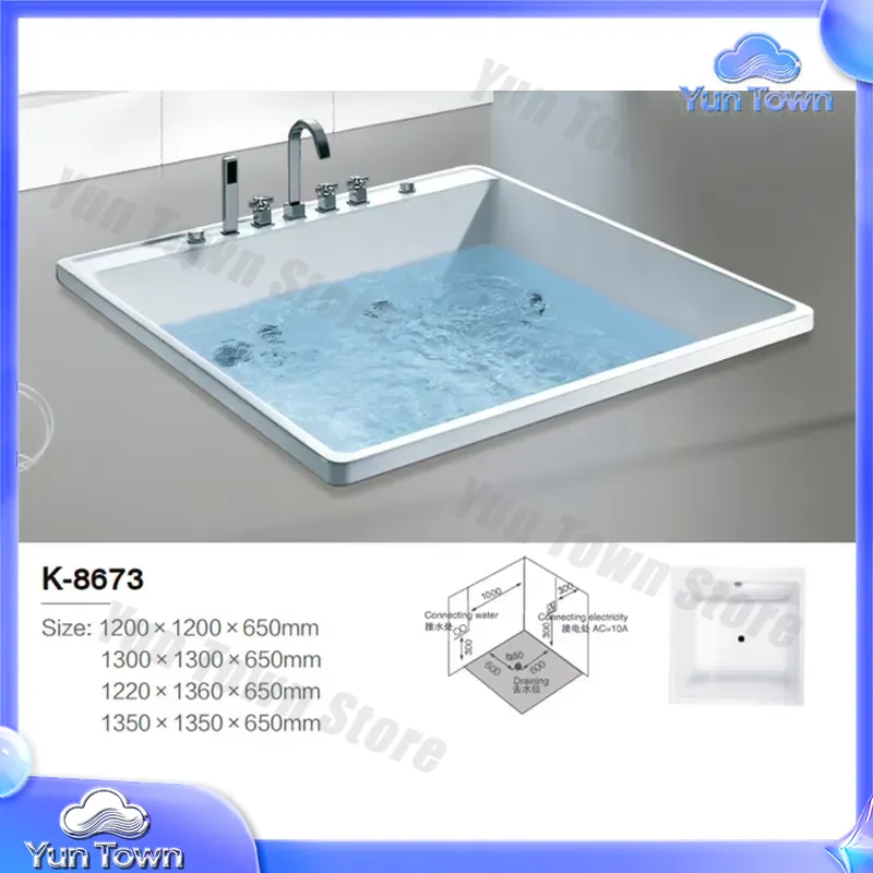 Single Soaking Hot Tub for Hom - đánh giá và giá Home Bathroom Jacuzzi