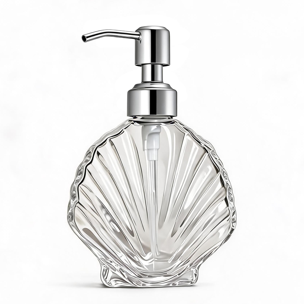 Decorative Seashell Glass Soap - đánh giá và giá Home Bathroom Soap Dispenser