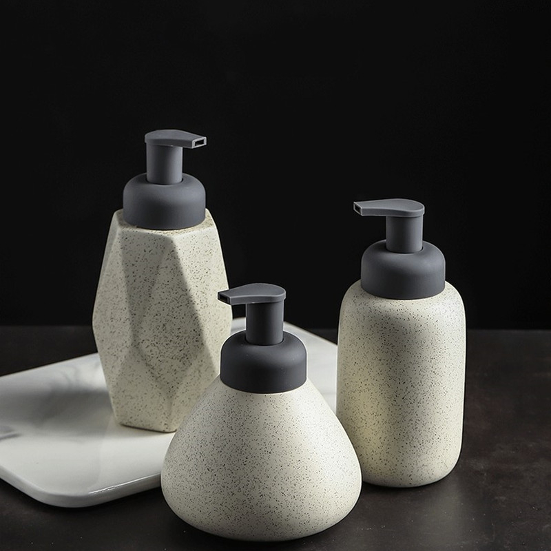 Bathroom Ceramic Mousse Dispen - đánh giá và giá Home Bathroom Soap Dispenser