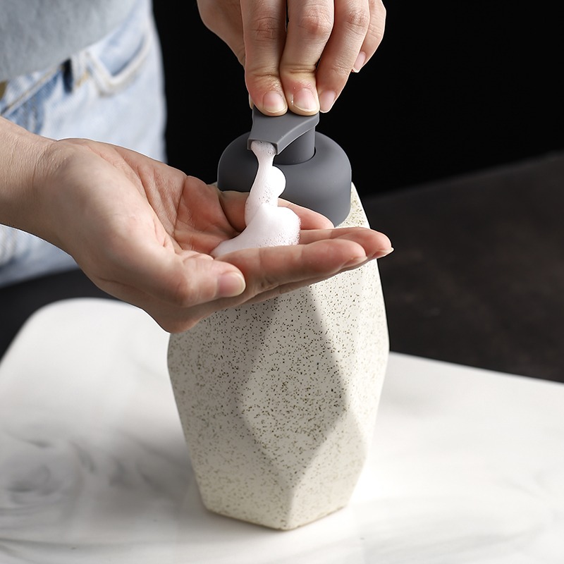 Bathroom Ceramic Mousse Dispen - đánh giá và giá Home Bathroom Soap Dispenser