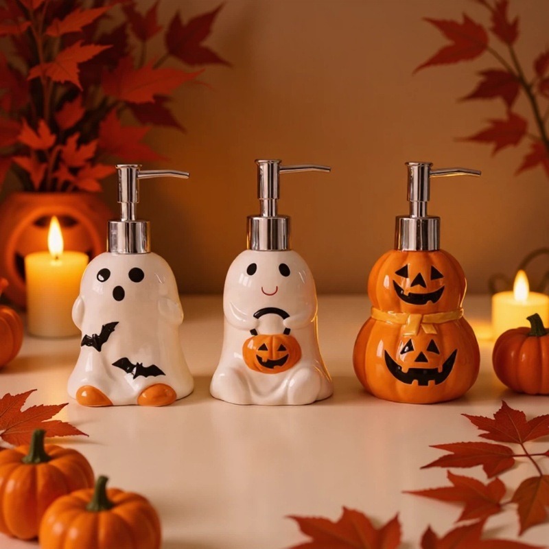 280ML Halloween Ghost Pumpkin  - đánh giá và giá Home Bathroom Soap Dispenser