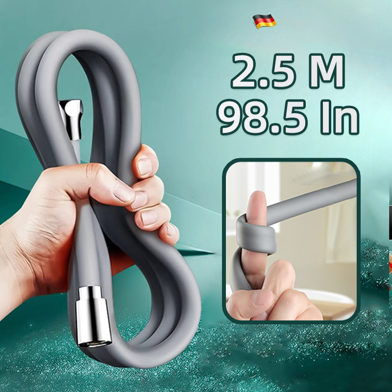 2.5 m Grey Extra Long Silicone - đánh giá và giá Home Bathroom Equipment
