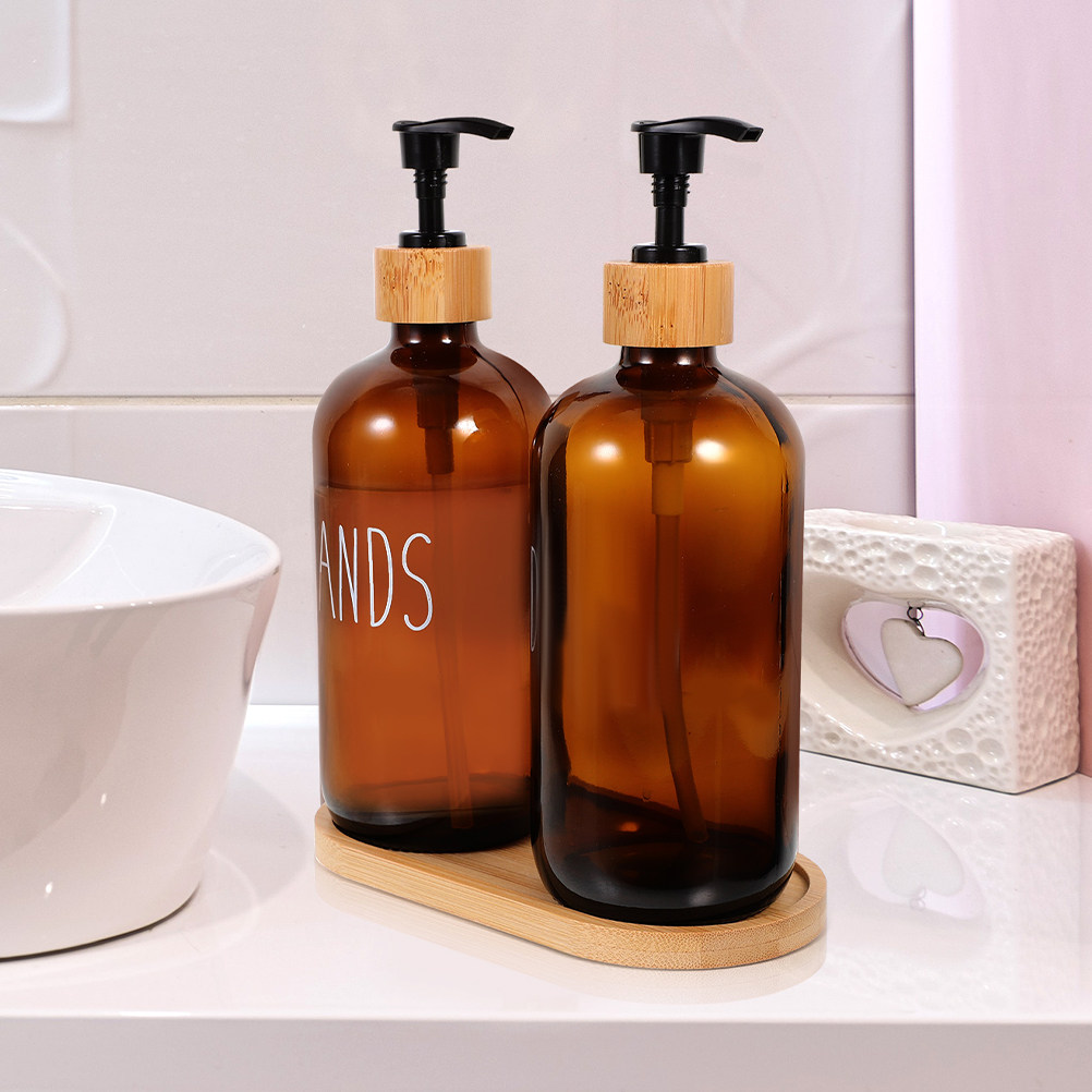 500Ml Refillable Glass Soap Di - đánh giá và giá Home Bathroom Soap Dispenser