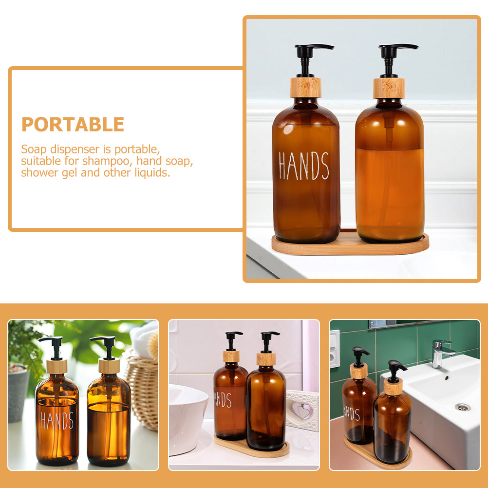 500Ml Refillable Glass Soap Di - đánh giá và giá Home Bathroom Soap Dispenser
