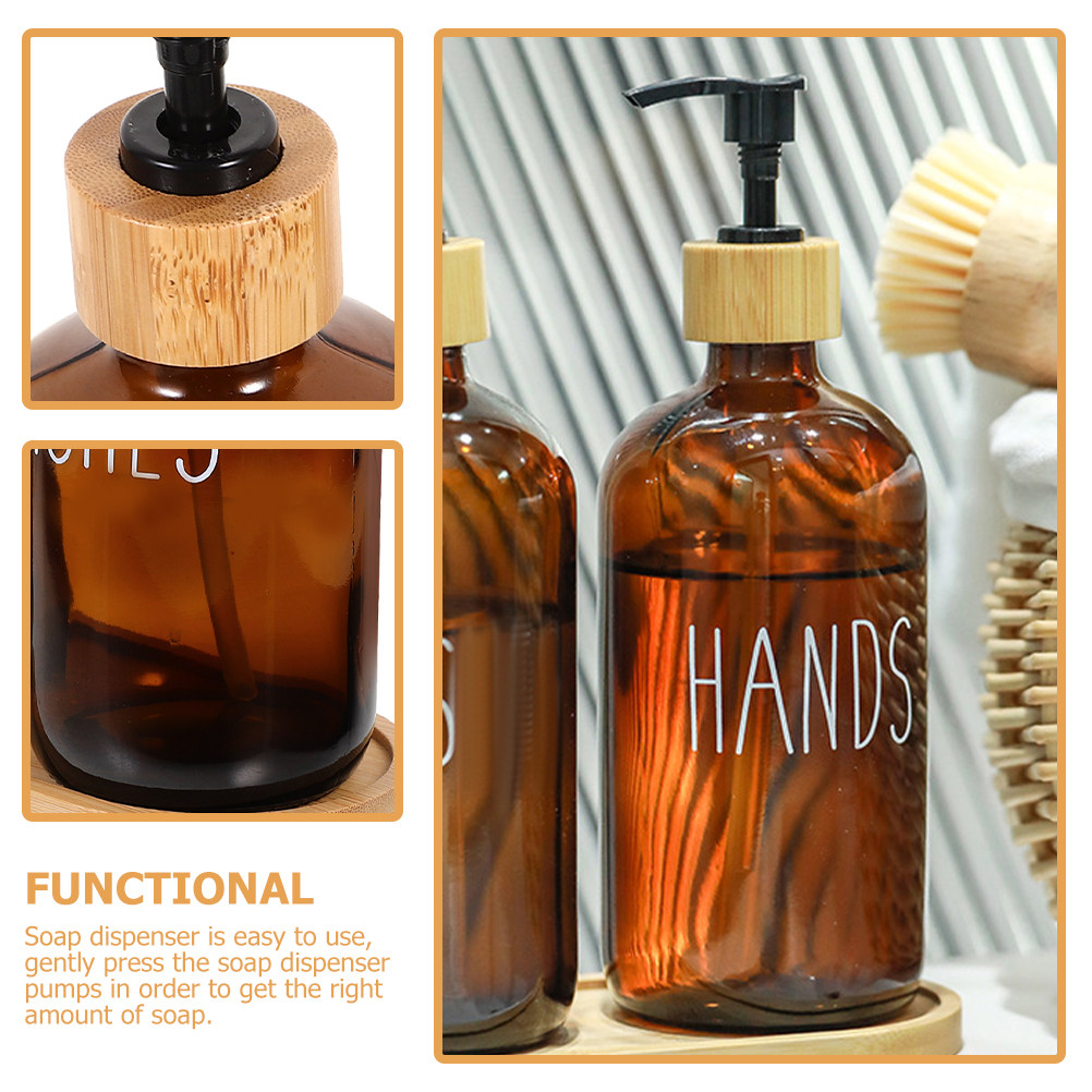 500Ml Refillable Glass Soap Di - đánh giá và giá Home Bathroom Soap Dispenser