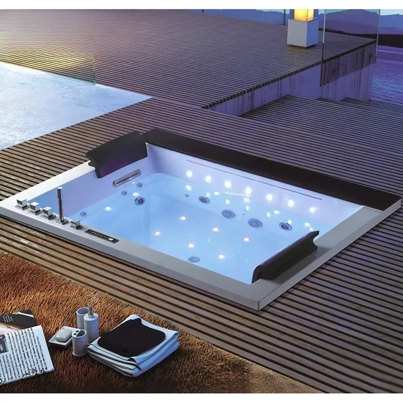 Double Bath Jacuzzi with Digit - đánh giá và giá Home Bathroom Jacuzzi